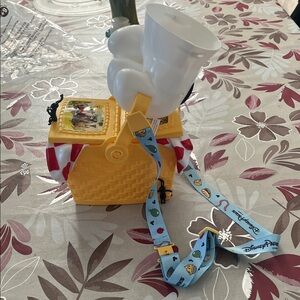 🍿Disneyworld Popcorn bucket Mickey & Minnie 🚂 Runaway Railway picnic basket New